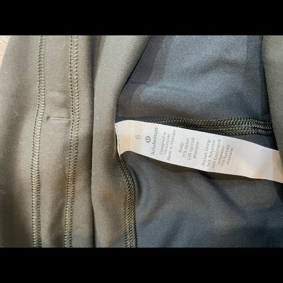 Lululemon Wunder Train High-Rise Crop 21” - dark olive - Picture 3 of 3